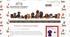 Desktop Screenshot of dachshunddelights.com
